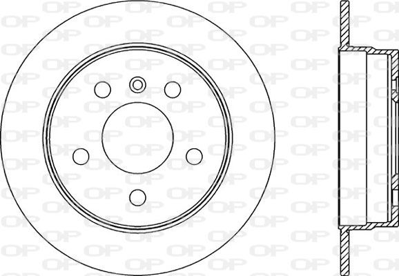 OPEN PARTS Тормозной диск BDA2311.10